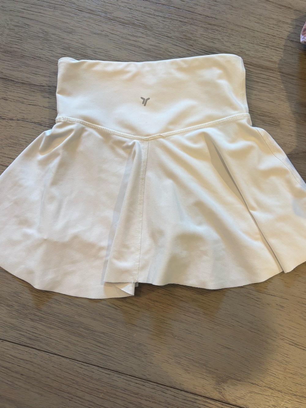 Old Navy White Flared Skirt